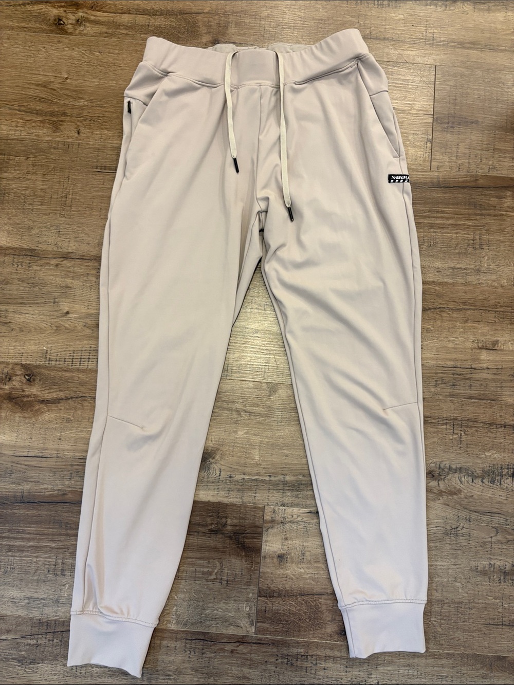 BAUER Women’s Jogger Pants Beige Neutral Athletic Athleisure M